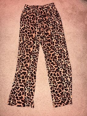 Lulu Mac Waffle Knit Leopard Pants